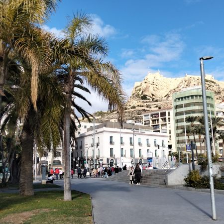 Alquila un velero en Puerto de Alicante con vistas al castillo