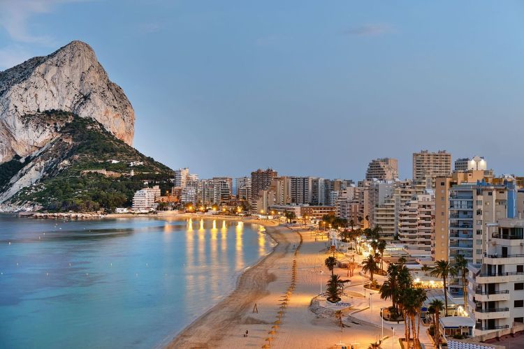Calpe, pueblo marítimo de Alicante